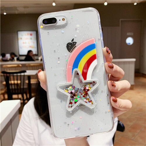 Rainbow Star Cloud Case iPhone X XS XS Max XR 6 6S 7 8 Plus