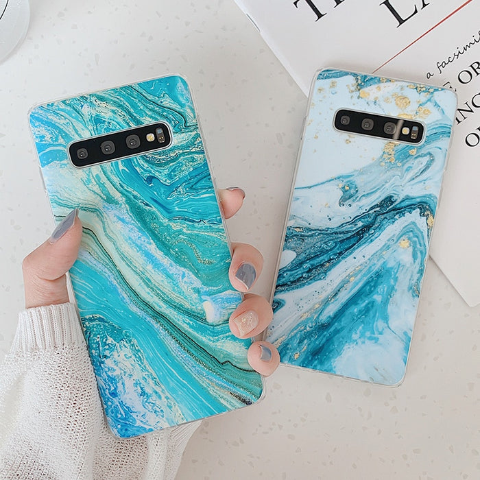 Classical Gradient Marble CaseGalaxy A70 A40 A50 S10 S9 S8 Plus S10e