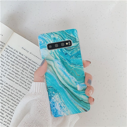 Classical Gradient Marble CaseGalaxy A70 A40 A50 S10 S9 S8 Plus S10e