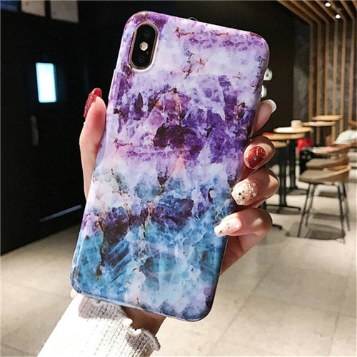 Vintage Marble Case iPhone X XS XS Max XR 6 6S 7 8 Plus