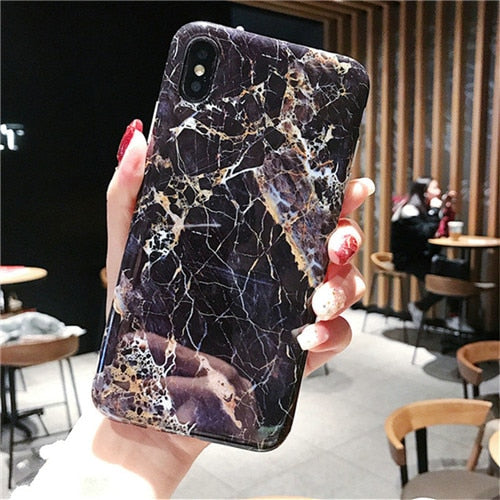 Vintage Marble Case iPhone X XS XS Max XR 6 6S 7 8 Plus