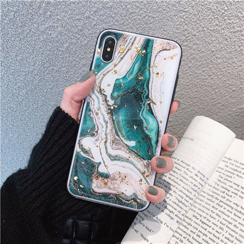 Fashion gold Case iPhone X XS XS Max XR 6 6S 7 8 Plus