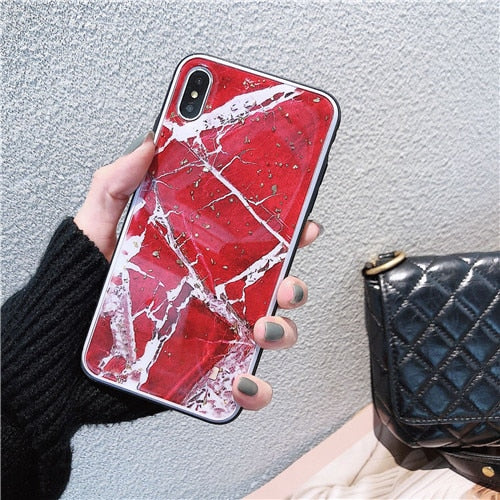 Fashion gold Case iPhone X XS XS Max XR 6 6S 7 8 Plus