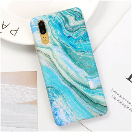 Gradient Marble Phone Case For Huawei Mate 20 lite P20 P30 Pro