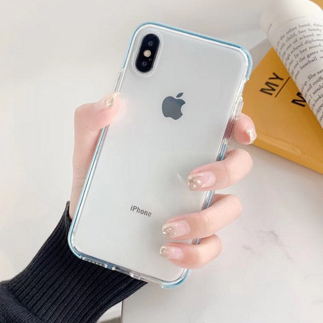 Transparent Case iPhone X XS XS Max XR 6 6S 7 8 Plus