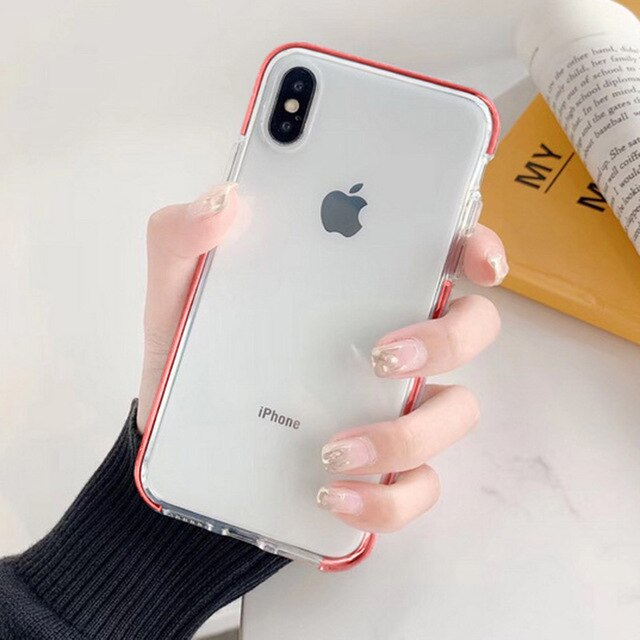 Transparent Case iPhone X XS XS Max XR 6 6S 7 8 Plus
