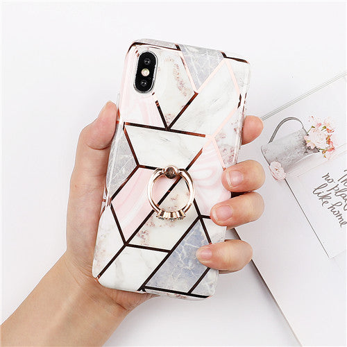Fashion Artistic Geometric Case iPhone X XS XS Max XR 6 6S 7 8 Plus
