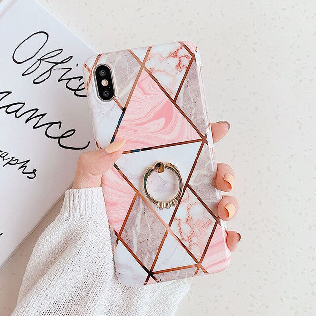 IMD Geometric Case iPhone X XS XS Max XR 6 6S 7 8 Plus