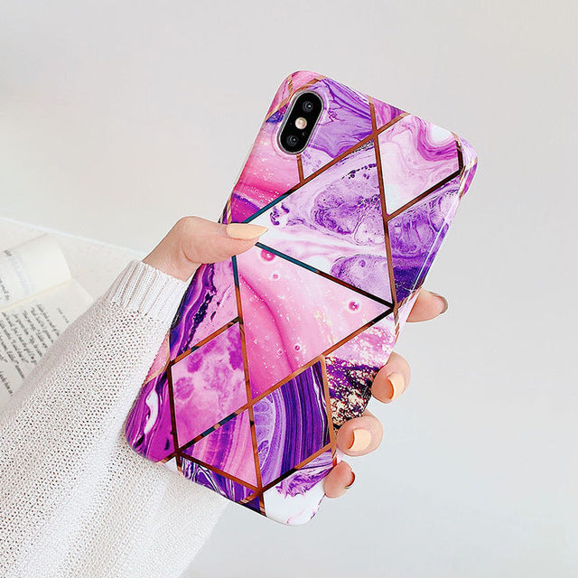 IMD Geometric Case iPhone X XS XS Max XR 6 6S 7 8 Plus