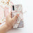 Geometric Marble Diamond Finger Ring Case Huawei P20 P30 Pro Lite Mate 20 Pro