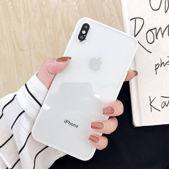 Transparent Silicone Case iPhone X XS XS Max XR 6 6S 7 8 Plus