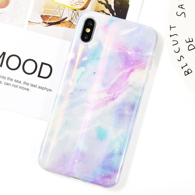 Glossy Case iPhone X XS XS Max XR 6 6S 7 8 Plus