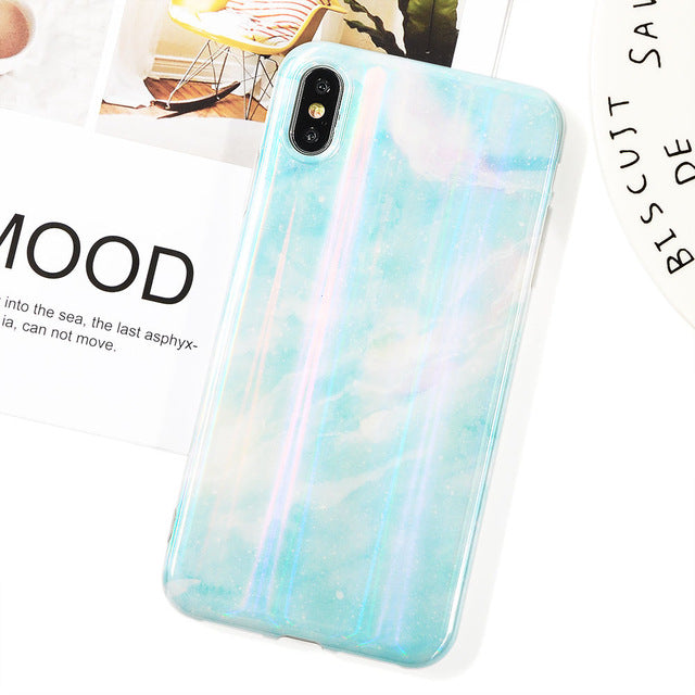 Glossy Case iPhone X XS XS Max XR 6 6S 7 8 Plus