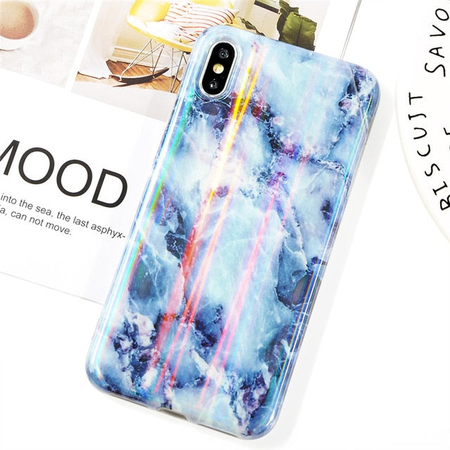Glossy Case iPhone X XS XS Max XR 6 6S 7 8 Plus