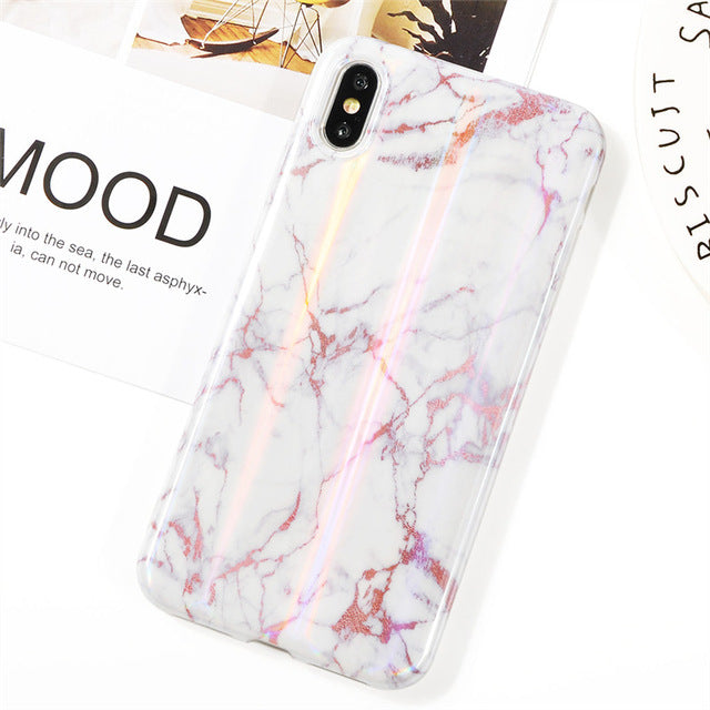 Glossy Case iPhone X XS XS Max XR 6 6S 7 8 Plus