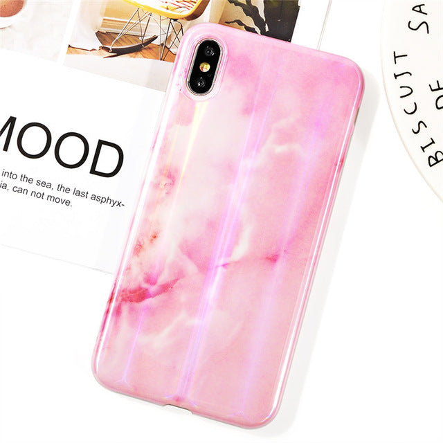 Glossy Case iPhone X XS XS Max XR 6 6S 7 8 Plus