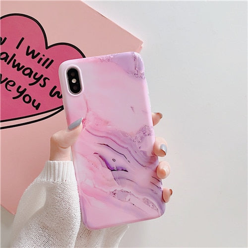 Colorful Case iPhone X XS XS Max XR 6 6S 7 8 Plus