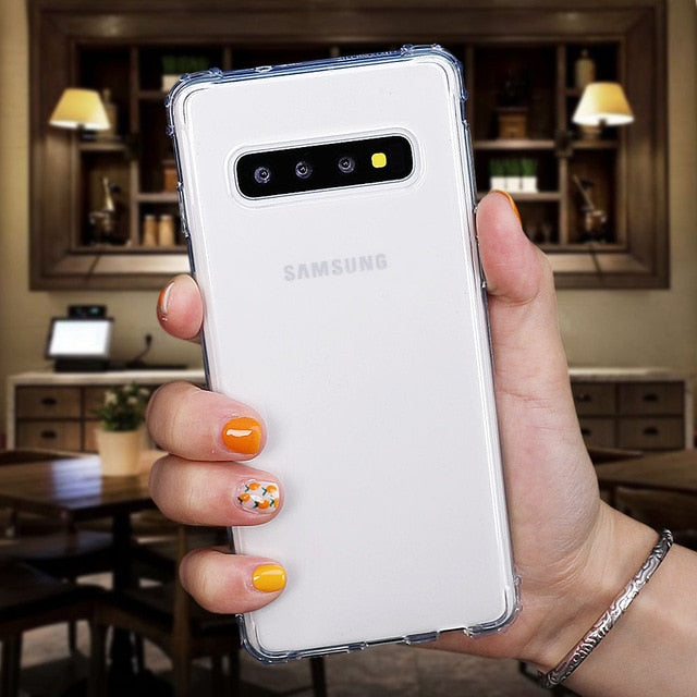 Transparent Case samsung Galaxy A30 20 50 70 S10 S10 Plus Note 10 9