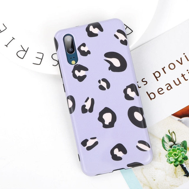 Colorful Leopard Print Case For Huawei Nova 2S 3 3I Mate 10 P10 P20 Honor 9