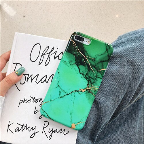 Fashion Cracked Marble Case iPhone X XS XS Max XR 6 6S 7 8 Plus