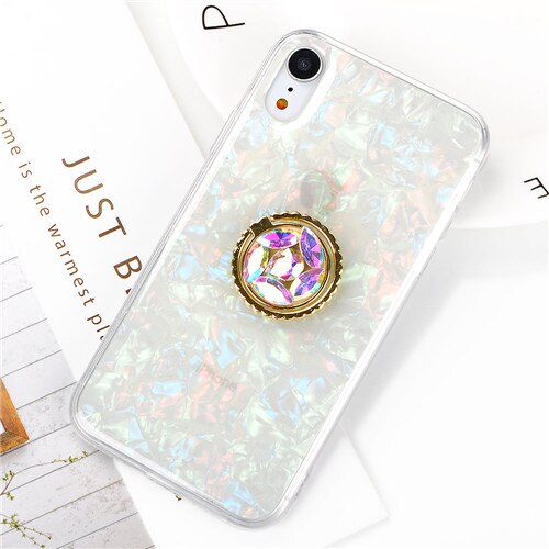 Flower With Finger Ring iPhone X XS XS Max XR 6 6S 7 8 Plus