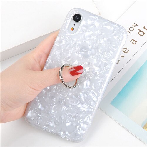Flower With Finger Ring iPhone X XS XS Max XR 6 6S 7 8 Plus