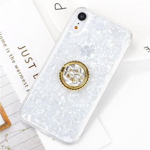 Flower With Finger Ring iPhone X XS XS Max XR 6 6S 7 8 Plus