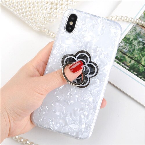 Flower With Finger Ring iPhone X XS XS Max XR 6 6S 7 8 Plus