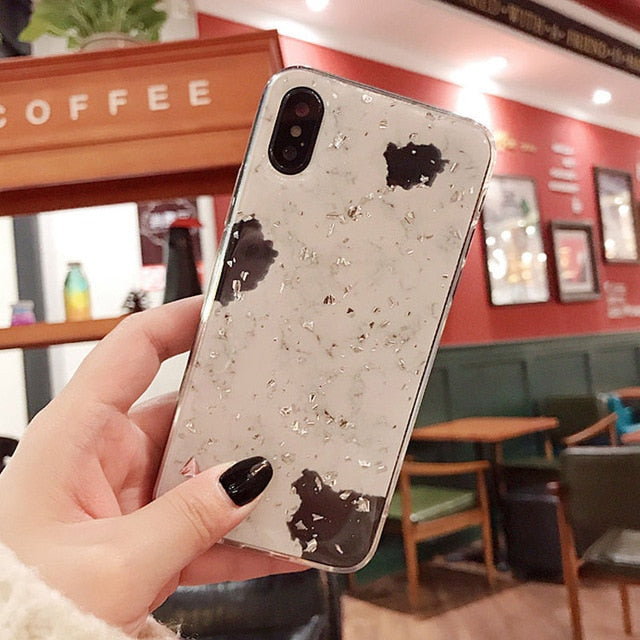 Fashion Gold Case iPhone X XS XS Max XR 6 6S 7 8 Plus