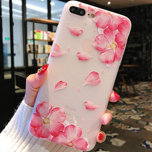 Floral Flower Pattern Case iPhone X XS XS Max XR 6 6S 7 8 Plus