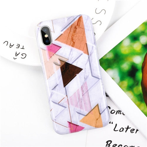 Fashion Marble Case iPhone X XS XS Max XR 6 6S 7 8 Plus