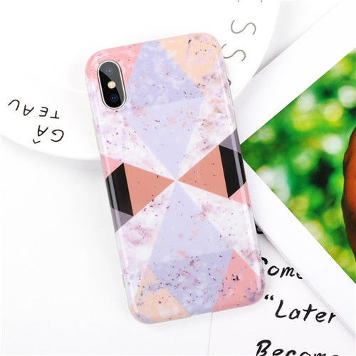 Fashion Marble Case iPhone X XS XS Max XR 6 6S 7 8 Plus