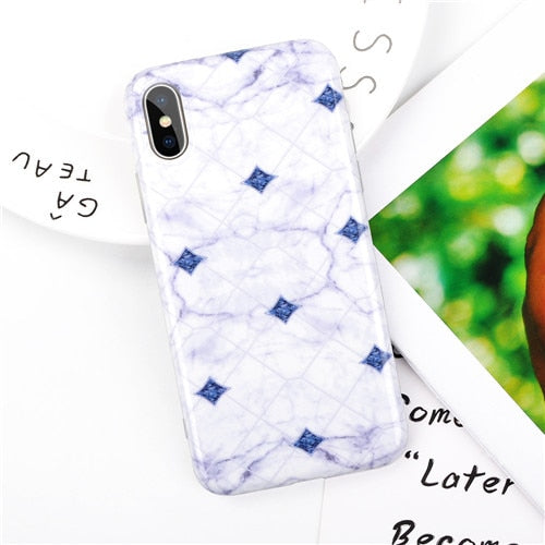 Fashion Marble Case iPhone X XS XS Max XR 6 6S 7 8 Plus