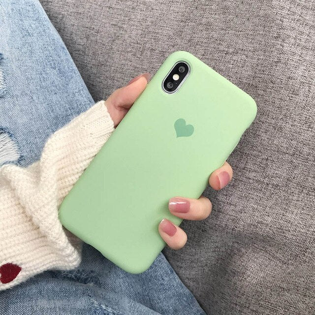 Cartoon Love Case iPhone X XS XS Max XR 6 6S 7 8 Plus