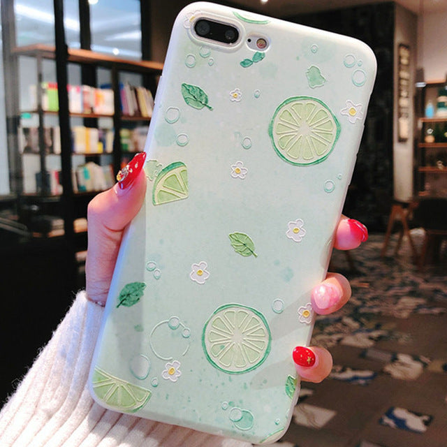 Floral Flower Pattern Case iPhone X XS XS Max XR 6 6S 7 8 Plus