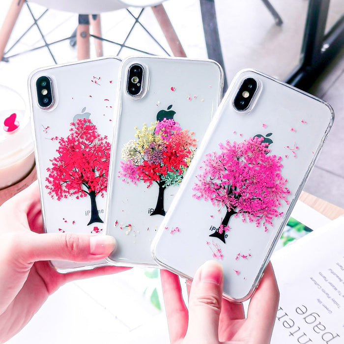 Dried Beautiful Tree Case iPhone X XS XS Max XR 6 6S 7 8 Plus