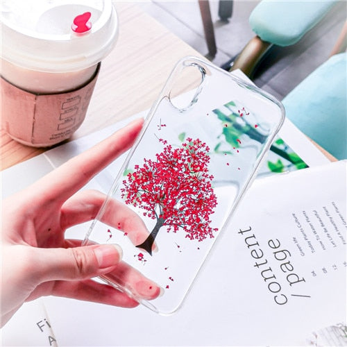 Dried Beautiful Tree Case iPhone X XS XS Max XR 6 6S 7 8 Plus