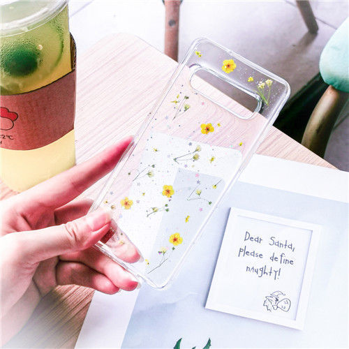 Transparent Shining Glitter Case Samsung Galaxy S10 S9 Plus