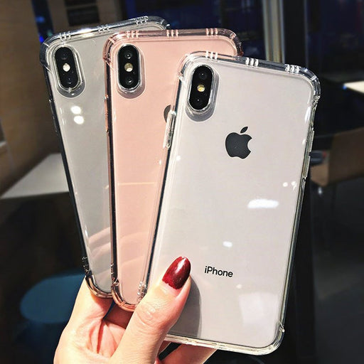Fashion Transparent Case iPhone X XS XS Max XR 6 6S 7 8 Plus