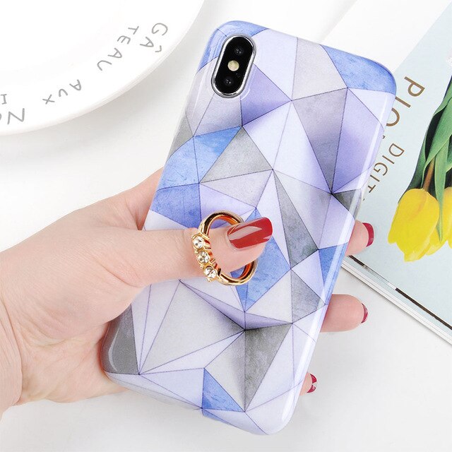 Metal ring Holder Case iPhone X XS XS Max XR 6 6S 7 8 Plus