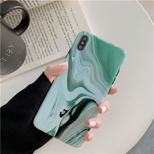 Fashion Oil Painting Case iPhone X XS XS Max XR 6 6S 7 8 Plus