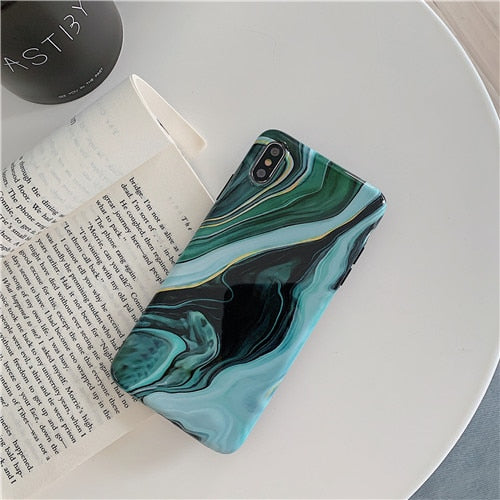 Fashion Oil Painting Case iPhone X XS XS Max XR 6 6S 7 8 Plus