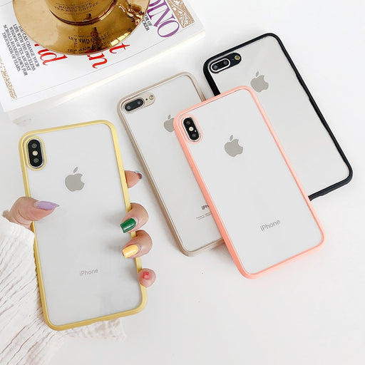 Transparent Silicone Case iPhone X XS XS Max XR 6 6S 7 8 Plus
